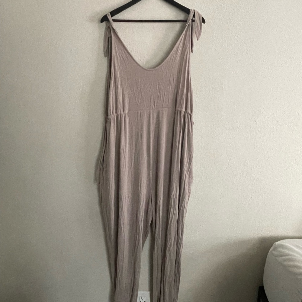 Women's Taupe Jumpsuit